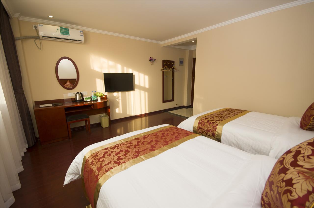 Greentree Inn Zhejiang Taizhou Tiantai Bus Station Express Hotel Esterno foto